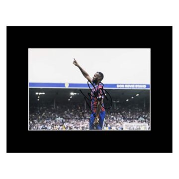 Signed Jordan Ayew Photo Display 16x12 - Crystal Palace Autograph