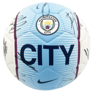 Signed Manchester City Football - Premier League Winners 2018