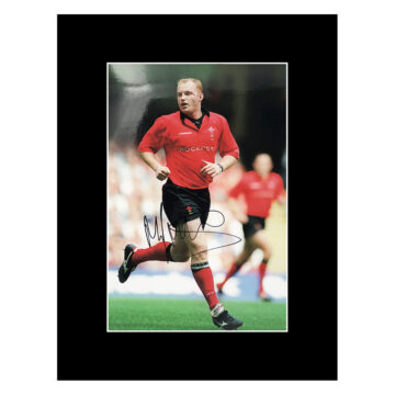 Signed Martyn Williams Photo Display 16x12 - Wales Icon