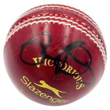 Signed Ollie Robinson Cricket Ball - Ashes Icon Autograph