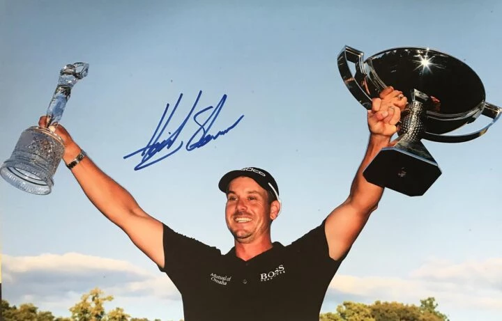 Henrik Stenson Autographed Photo, Golf Champion - Firma Stella