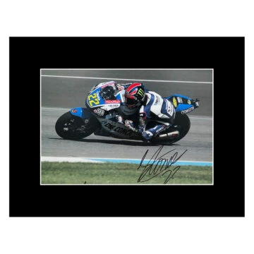 Autographed Alex Lowes Photo Display - Moto GP Icon