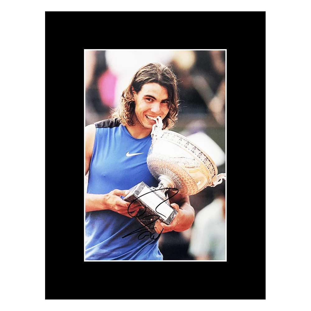 Signed Rafael Nadal Photo Display - French Open Winner 2006