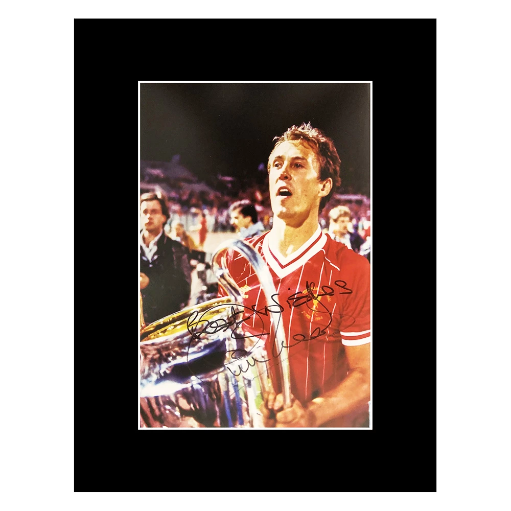 Signed Phil Neal Photo Display - 16x12 European Cup Winner 1984