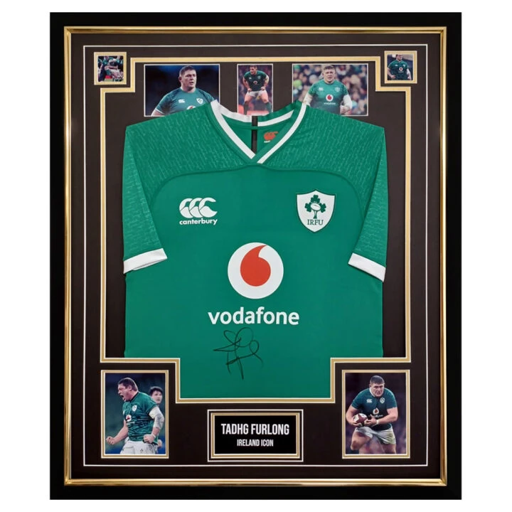 Signed Tadhg Furlong Shirt Framed - Ireland Icon Jersey