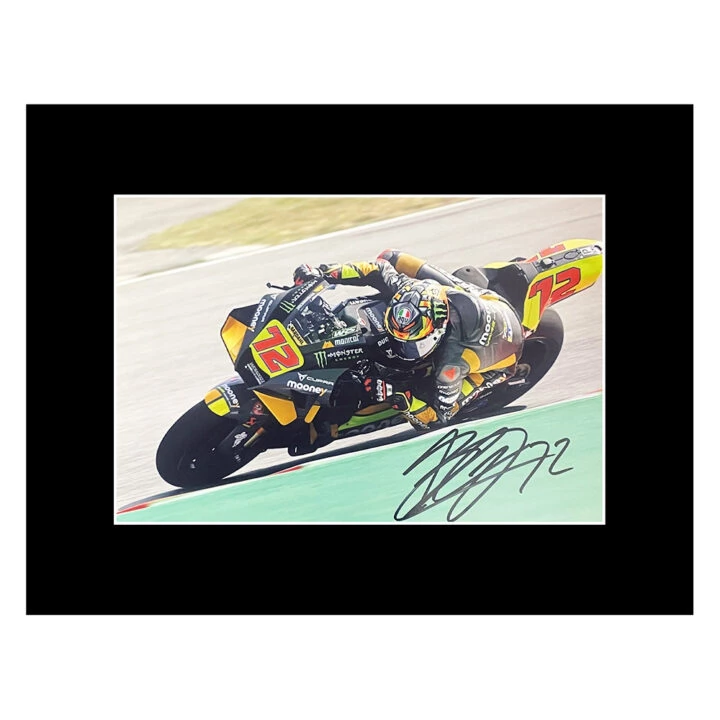 Signed Marco Bezzecchi Photo Display - 16x12 Moto GP Icon Autograph