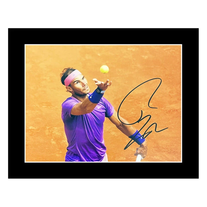 Rafael Nadal Signed Photo Display - 12x10 Tennis Icon Autograph