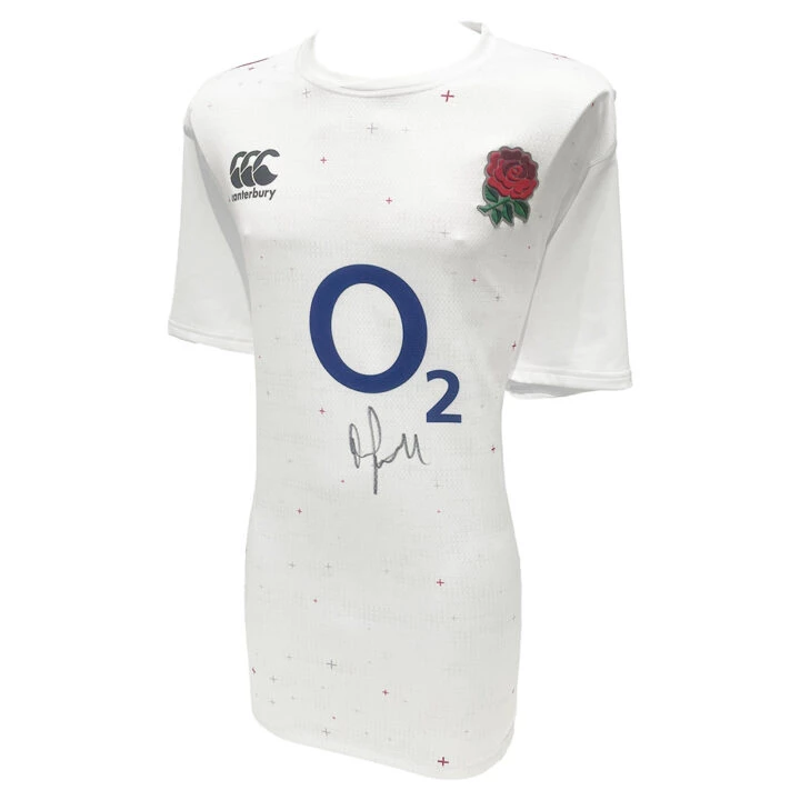 Owen Farrell Signed Shirt - England Rugby Icon Jersey