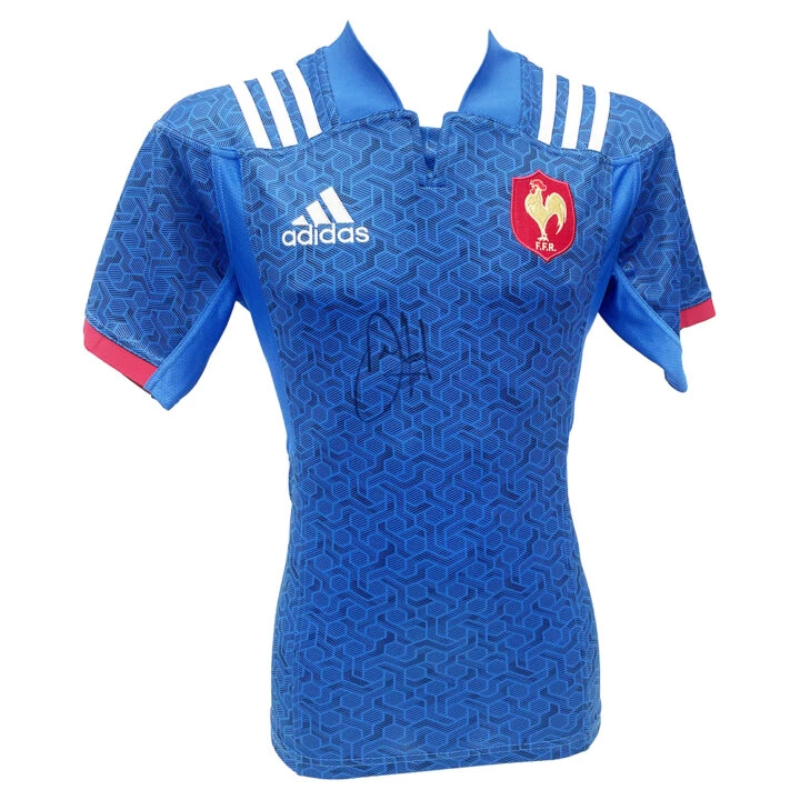 Antoine Dupont Signed Shirt - France Rugby Icon Autograph