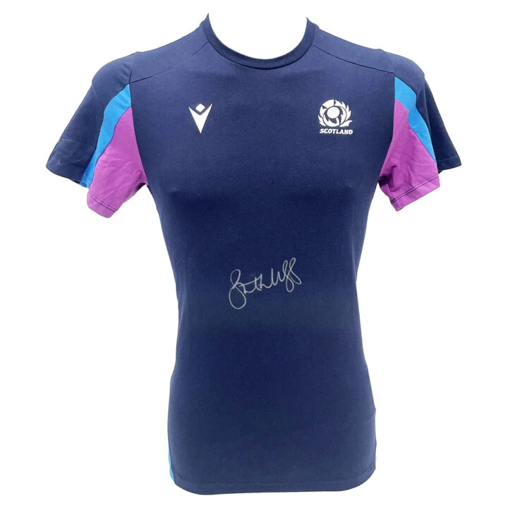 Stuart Hogg Signed Jersey - Scotland Rugby Icon Shirt