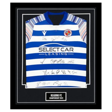 Signed Reading Shirt Framed - Championship Squad 2023 Jersey