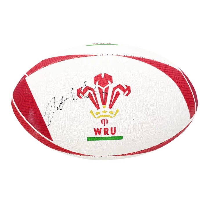 Signed Josh Adams Ball - Wales Rugby Icon