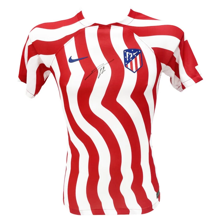Signed Mario Hermoso Atletico Madrid Shirt - La Liga 2023