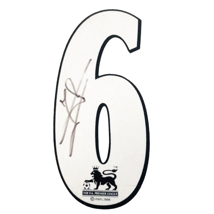Jaap Stam Signed Shirt Number - Manchester United Icon