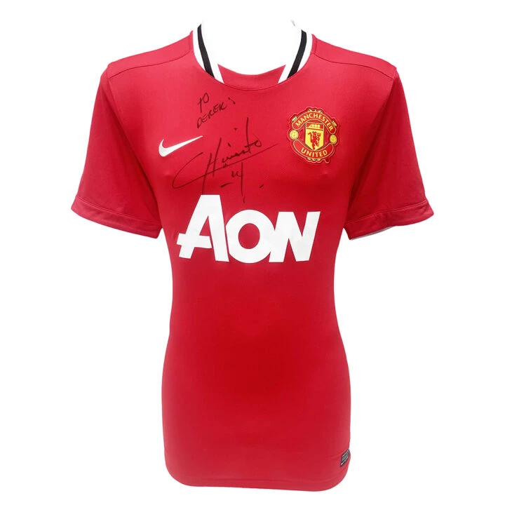 Signed Javier Hernandez Shirt - Manchester United Icon (Dedicated to Derek)