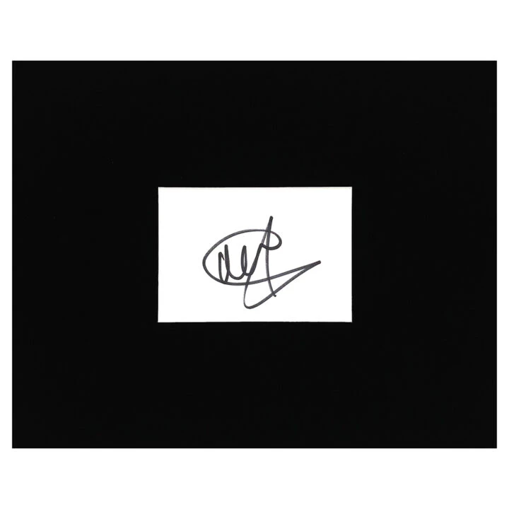 Signed Morgan Schneiderlin Card Display - 10x8 Manchester United Autograph
