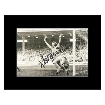 Autograph Rodney Marsh Photo Display 16x12 - Manchester City Icon