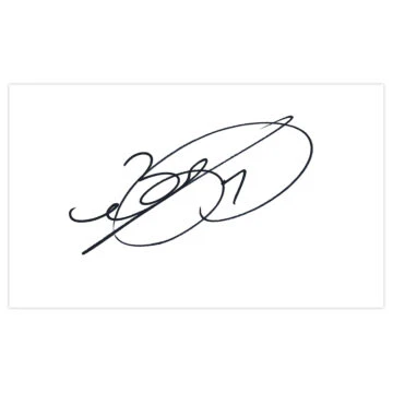 Signed Chris Eagles White Card - Manchester United Autograph
