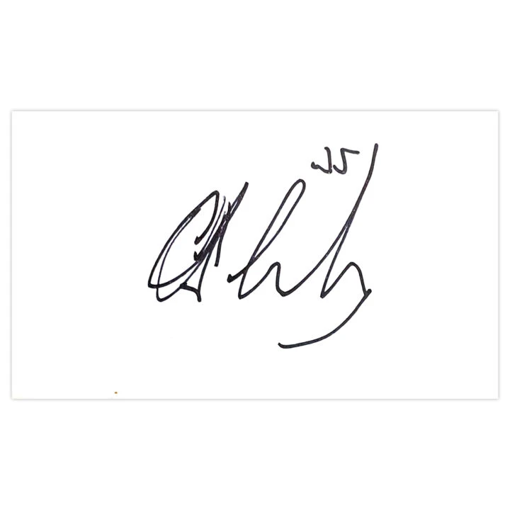 Signed Callum Reilly White Card - Birmingham City Autograph