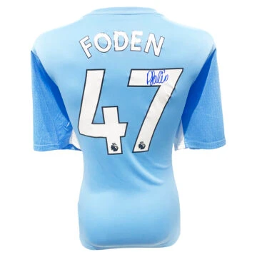 Signed Phil Foden Shirt - Premier League Winner 2022