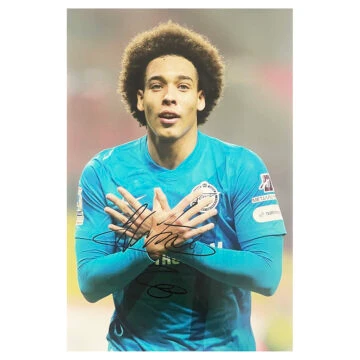 Signed Axel Witsel Poster Photo 18x12 - Zenit St Petersburg Icon