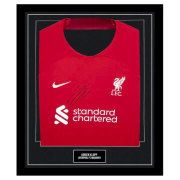 Jurgen Klopp Signed Framed Shirt - Liverpool FC Manager