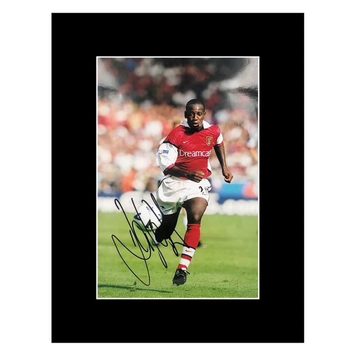 Signed Luis Boa Morte Photo Display - 16x12 Arsenal FC Icon