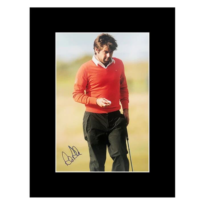 Signed Robert Rock Photo Display - 16x12 Golf Icon