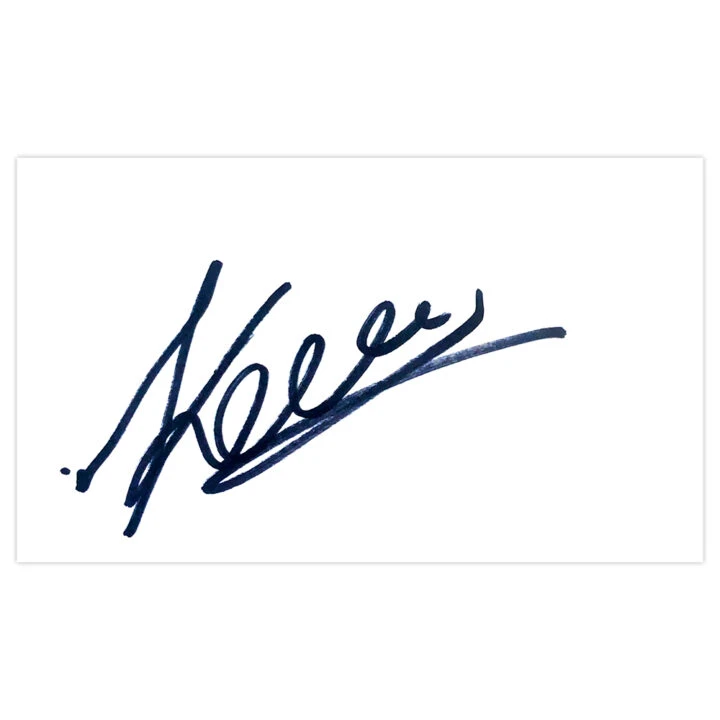 Signed Will Keane White Card - Wigan Athletic Autograph