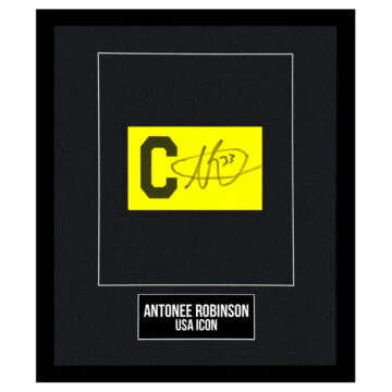 Signed Antonee Robinson Framed Armband - USA Icon Autograph