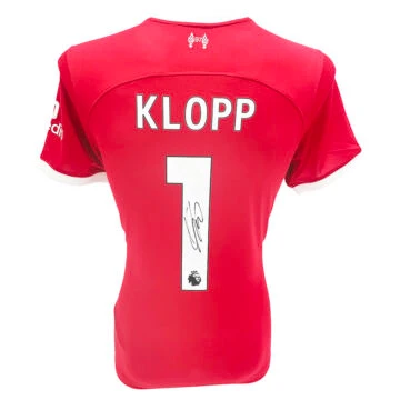 Signed Jurgen Klopp Shirt - Liverpool Football Club