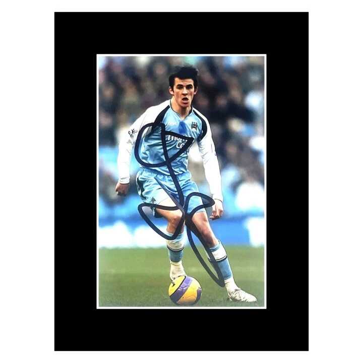 Signed Joey Barton Photo Display - 8x6 Manchester City Icon