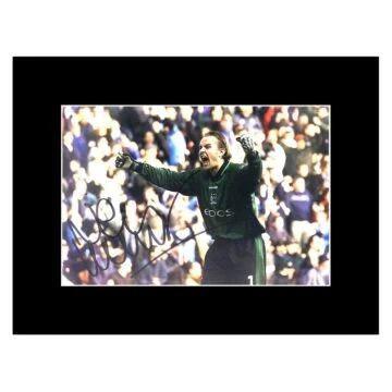 Signed Nicky Weaver Photo Display 8x6 - Manchester City FC Icon