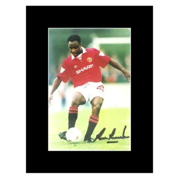 Paul Parker Signed Photo Display 8x6 - Manchester United Icon