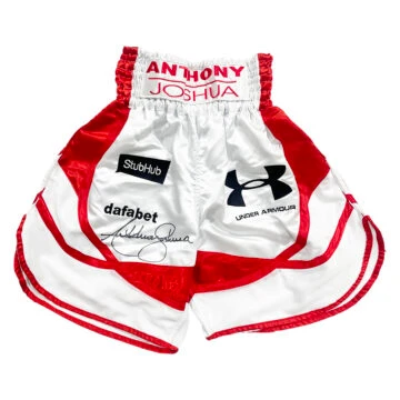 Signed Anthony Joshua Shorts - Boxing Heavyweight Champion