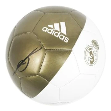 Signed Zinedine Zidane Ball - Real Madrid Galactico