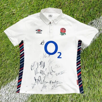 Signed England Rugby Shirt – Autographed Jersey 2025