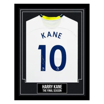 Harry Kane Signed Framed Tottenham Hotspur FC Shirt - The Final Season