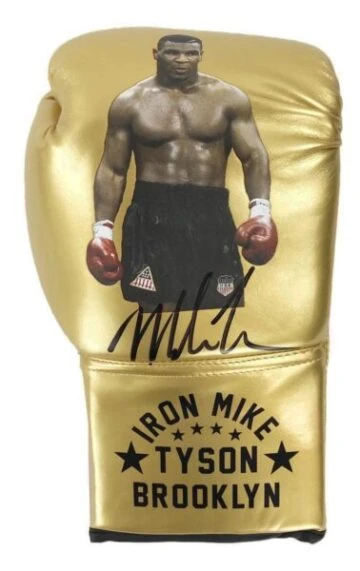 Mike Tyson 'Iron Mike' Signed Boxing Glove - Heavyweight Champion Of The World